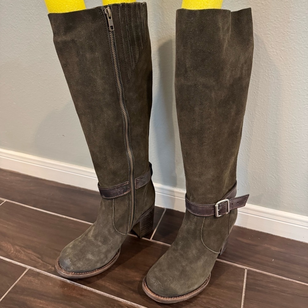 Freebird Holland Olive Suede Leather Boots 7